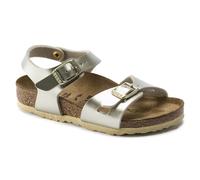 Girl's sandals Birkenstock Rio Birko-Flor Argenté 29 Étroit