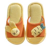 Girl's Sandals Open Toe Holiday Vacation Shoes Queen Princess Birthday Sandals For Little Girls White Slippers Kids Sandal Big Kid Summer Summer Autumn Children (Orange,11.5)