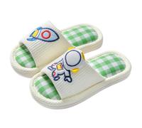 Girl's Sandals Outdoor Shoes Toddler Girls Jelly Sandals Dinosaur Slippers Water Kids Slip And Slide Wedding Party Bridesmaid For Little Kid/Big Kid Summer Autumn (Green,8.5)