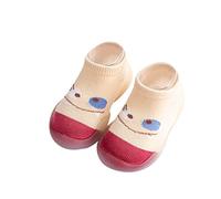 Girls Sandals Pump Dress Wedding Party Shoes For Little Kid/Big Kid Brown Moulded Ridge Bottom Sandals Kids Cute Slippers School Size 3 Indoor Slide Bridesmaid Evening Occasion (Beige,3.5)