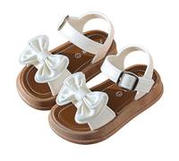 Girls Sandals Summer Dress Shoes For Little Kid/Big Kid Pink Daisy Print Sandal Shower Slippers Water Toddler White Sandals Party Halloween Cosplay Summer Autumn (White,2.5-3 Years)