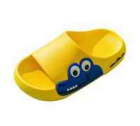 Girl's Sandals Toddlers Mary Jane Jelly Shoes Gladiator Flats Sandal With Adjustable Strap Bunny Slippers Ballet For Girls Wide Fit Wedge Sandals Strappy Ankle High Back Zipper (Yellow,13.5)