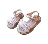 Girls Sandals Uk Summer Flats Mary Jane Dance Party Cosplay Shoes Pink Daisy Print Sandal Bunny Slippers Water Shoes Toddler Wide Fit Sliders With Strappy Ankle For Big Little (Pink,8.5)
