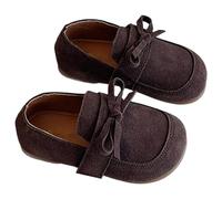 Girls Sandals with Soft Sole Mary-Jane Design Comfortable Casual Shoes for Toddlers Girls Ideal for Walking Everyday Wear Suitable from 15 Months to 10 Years, brown, 5/6 UK Child