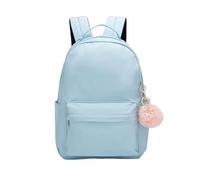 Girls School Backpack For Teens Large Capacity Lightweight Durable Bookbag Middle High College Students Casual Daypack Travel Rucksack (Light Blue, One Size)