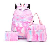 Girls School Backpack Schoolbag Laptop Bookbag Insulated Lunch Tote Bag Purse Teens Boys Kids Backpack Laptop (B, One Size)