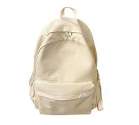 Girls School Bag Female Korean Version High School Student Cute Plain Backpack High School Student Large Capacity Backpack Military Backpacks Accessories, White, standard size, Tote Backpacks
