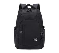 Girls School Bag - Schoolbag Female Large Capacity Sturdy Middle School Students Shoulder Bag Elementary School Students (Black One Size)