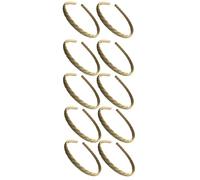 Girls School Uniform Gingham Headband for Girls, Pack of 10, Alice Band Style Hairband (Yellow and White Gingham, One Size)