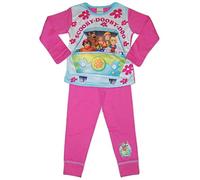 Girls Scooby Doo Pyjamas Long Sleeves 4 to 10 Years Pink Character Nightwear Daphne Shaggy Velma (5-6 Years)