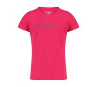 Girls' scoop-neck T-shirt CMP Logo Rouge 8 ans