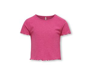 Girls' scoop-neck T-shirt Only Nella Rose 13/14 ans