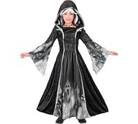 Girls Screaming Souls Costume Halloween Fancy Dress Outfit