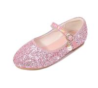 Girls Sequin Princess Shoes Kids Sparkly Glitter Mary Jane Flat Sandals for Wedding Party Toddler Girls Bridesmaid Wedding Birthday Prom Dance Dress Ballet Shoes