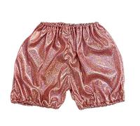Girls Sequin Trousers - Girls Performance Hot Pants Stage Show Sequins Glitter Shorts Versatile Dance Costume (Red 15-17 Years)