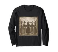 Girls Shall Girls Witch Coven Vintage Art Long Sleeve T-Shirt