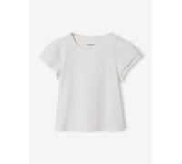 Girl's short-sleeved t-shirt ecru