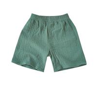 Girls Shorts - Children 's Casual Breathable Five Quarter Pants Solid Color Pants