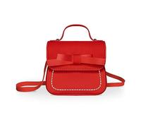Girls Shoulder Bag Little Girls Handbag with Bow Knot Mini Flap Bag Purse Small Wallet Bag Crossbody Bag for Girls Kids Toddler Age 2-5 Years Old Height 80-110cm/31.5"-43.3" (Red)