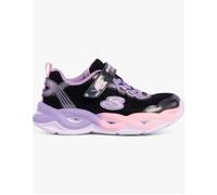 Girl's Skechers 303717L/BKMT S-LIGHTS: TWISTY GLOW Girls Trainers Black/Multi