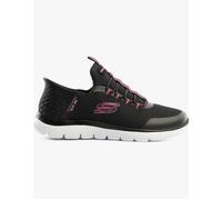 Skechers Girls Summits Slip-ins Sneaker, Black, 13 UK Child