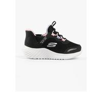 Girl's Skechers BOUNDER - SIMPLE CUTE Girls Trainers Black - Size: UK 7 small kids