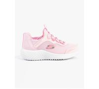 Girl's Skechers BOUNDER - SIMPLE CUTE Girls Trainers Light Pink