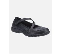 Skechers Breathe-Easy Playground Poppies Leather Girls's Black Shoes - UK 13.5 / EU 33 / US 1.5