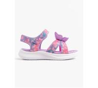 Skechers Jumpsters Sandal Lavender - Kids Light-Up Shimmery Butterfly Shoes