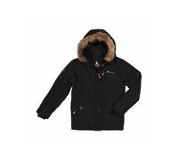 Girl's ski parka Peak Mountain Galava Noir 14 ans