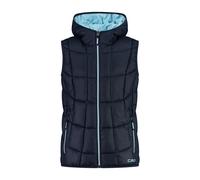 Girls' sleeveless hooded down jacket CMP Bleu 8 ans