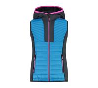 Girls' sleeveless hooded down jacket CMP Bleu 5 ans