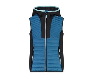 Girls' sleeveless hooded down jacket CMP Bleu 6 ans