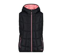 Girls' sleeveless hooded down jacket CMP Noir 4 ans