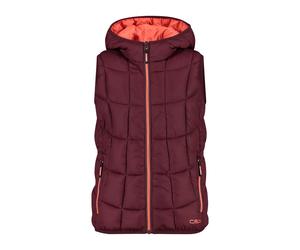 Girls' sleeveless hooded down jacket CMP Rouge 14 ans