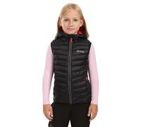 Girls' sleeveless hooded down jacket Kilpi Tomm Noir 3 ans