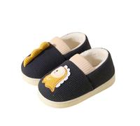 Girls Slippers Winter Warm Fluffy Dinosaur Design Slippers for Children Cosy Slippers for Girls Boys Comfortable for Indoor Outdoor Use, navy, 1/1.5 UK