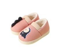 Girls Slippers Winter Warm Fluffy Dinosaur Design Slippers for Children Cosy Slippers for Girls Boys Comfortable for Indoor Outdoor Use, pink, 1/1.5 UK