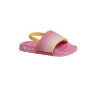 Girls Slippy Ribbed Sliders in Sunset