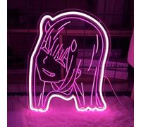 Girls Smile Neon Engrave Sign Personality Led Lights for Room Decors Aesthetic N