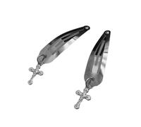 Girls Snap Clip Cool Dark Lovely Hair Clip with Tassels Hairpins for All Hair