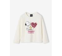 Girls' Snoopy Peanuts® long-sleeved T-shirt ecru