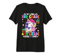 Girls So Long 3rd Grade 4th Grade Here I Come Graduation Premium T-Shirt