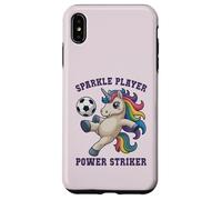 Girls Soccer SPARKLE PLAYER Unicorn POWER STRIKER Kids Coach Case for iPhone XS Max