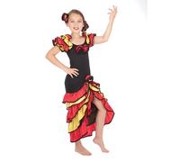 Girls Spanish Rumba Dancer Around the World Fancy Dress Costume Outfit 4-14 years (10-12 years)