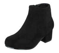 Girls Spot On Ankle Boots Block Heels