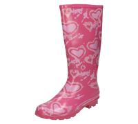 Girls Spot On Heart Design Wellington Boots