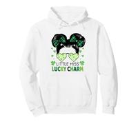 Girls St.Patricks Day Little Miss Lucky Charm Funny Pullover Hoodie