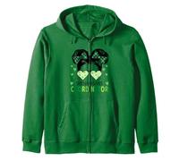 Girls St.Patricks Day Shenanigans Coordinator Funny Zip Hoodie