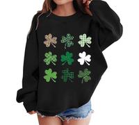 Girls St Patricks Day Shirts Funny for Boys Turkey Vintage Bowling Parties Raglan Sleeve Design Glittery Unisex 2-14 Years Tee Black